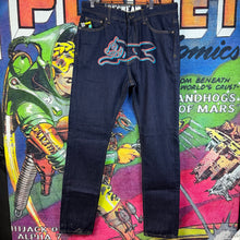 Load image into Gallery viewer, NWT Ice Cream Blue &amp; Red Dog Jeans Size 34”
