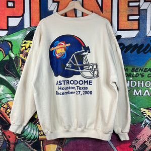 Vintage 90s Houston Gallery Furniture Astrodome Football Sweatshirt Size XL