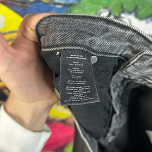 Helmut Lang 87 Black Denim Size 32”