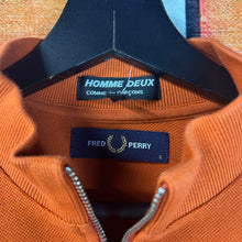 Load image into Gallery viewer, COMME des GARÇON Fred Perry Quarter Zip Shirt Size Small
