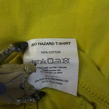 Load image into Gallery viewer, Palace Bio Hazard Yellow Tee Shirt Size Large

