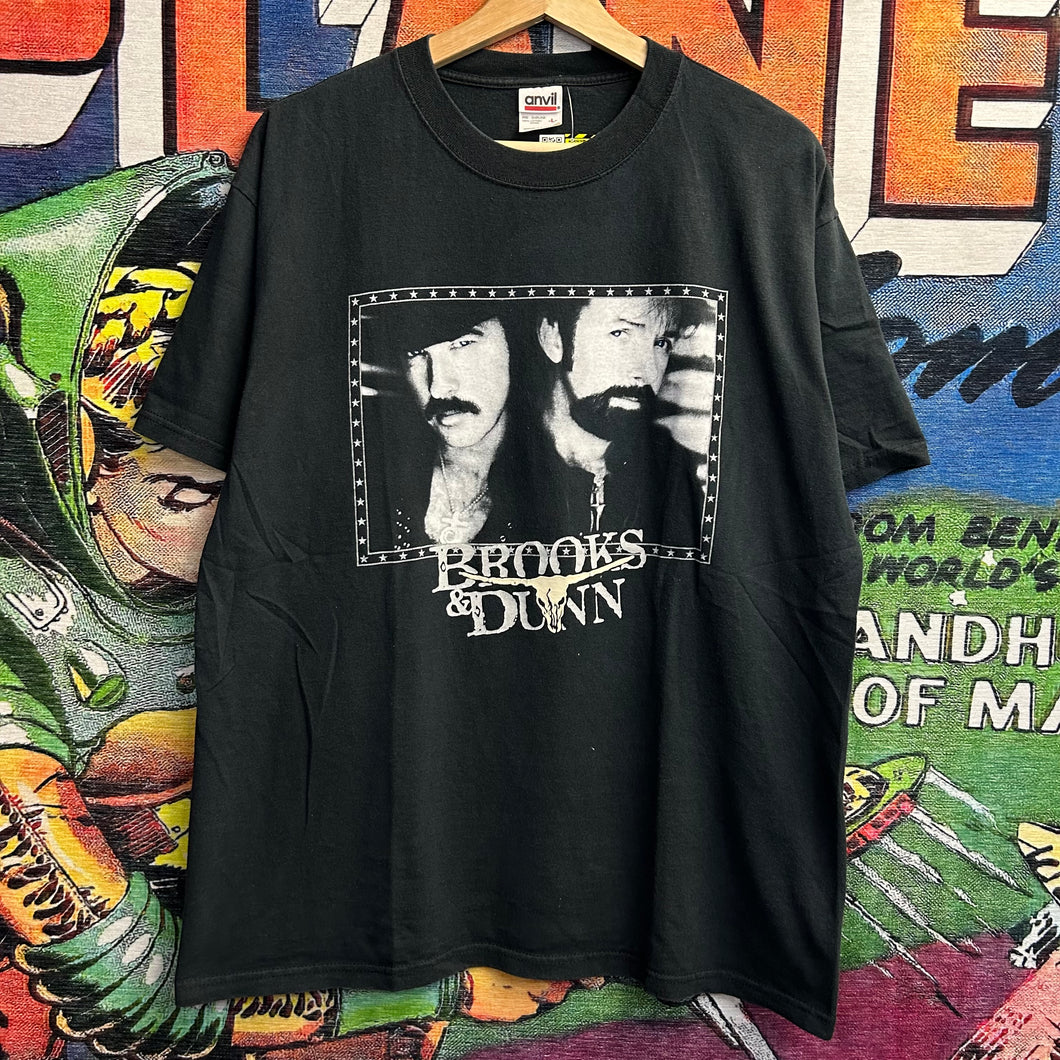 Y2K Brooks&Dunn Tour Tee Size Large