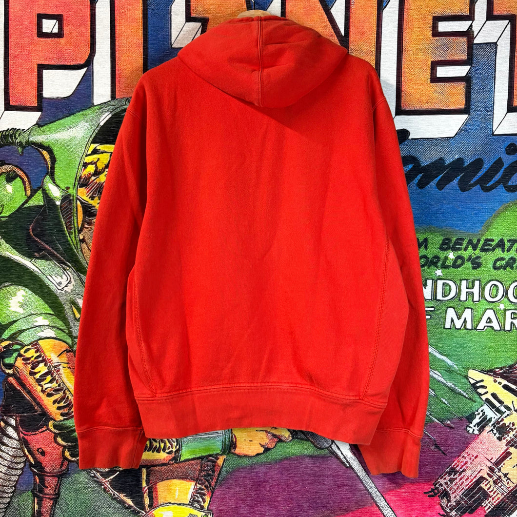 Polo Ralph Lauren Orange Zip Up Hoodie Size Large