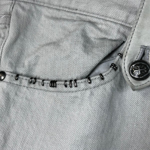 5351 Japan White Bootcut Denim Y2K Pants Size 28/30