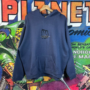 Y2K No Fear Navy Hoodie Size Large