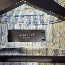 Load image into Gallery viewer, Amiri Denim Button Up Jacket Size Medium
