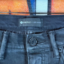 Load image into Gallery viewer, Purple Jeans Black Wax Jeans Size 30
