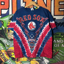 Load image into Gallery viewer, Y2K Boston Red Sox Liquid Blue Tie Dye Tee Size Medium
