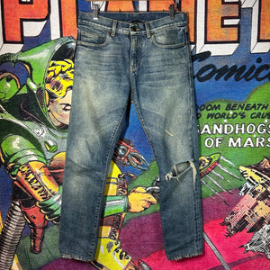 Saint Laurent Distressed Denim Size 29”