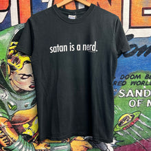 Load image into Gallery viewer, Y2K Satan is A Nerd Tee Size Small
