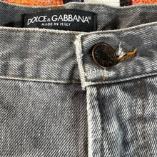 Load image into Gallery viewer, Dolce &amp; Gabbana Logo-Appliqué Slim Cut Jeans Size 31”
