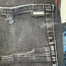 Load image into Gallery viewer, AMIRI Black Crystal Shotgun Skinny Jeans Size 34&quot;
