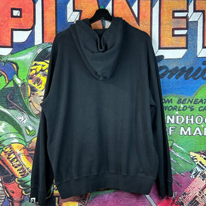 Y2K Bape Black Shark Head Hoodie Size Large