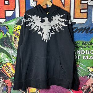 Y2K Affliction Tribal Eagle Hoodie Size Large
