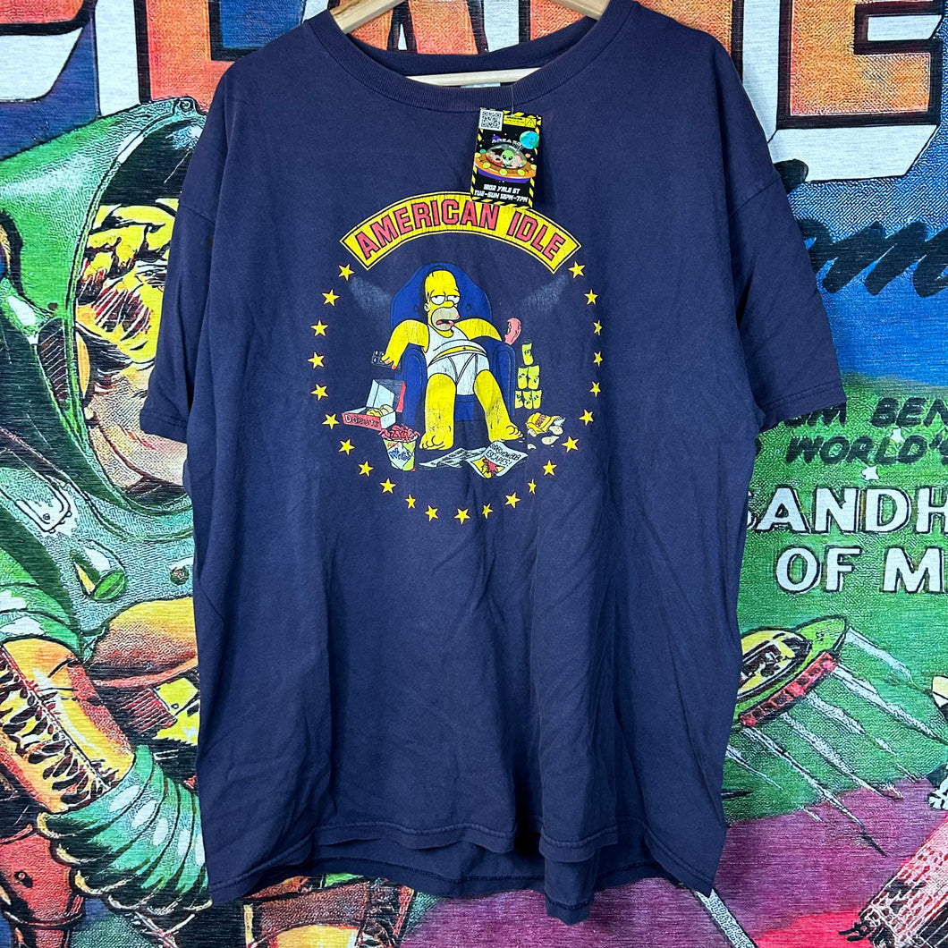 Y2K Simpsons ‘American Idle’ Tee Size XL