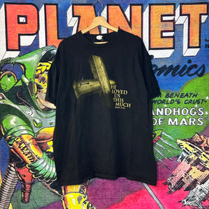 Y2K Jesus ‘He Loved Us This Much’ Tee Size XL