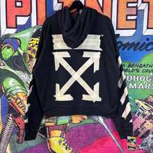 Load image into Gallery viewer, Off-White Tape Diag Arrows Hoodie Size Large
