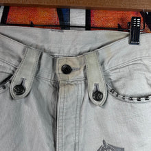 Load image into Gallery viewer, 5351 Japan White Bootcut Denim Y2K Pants Size 28/30
