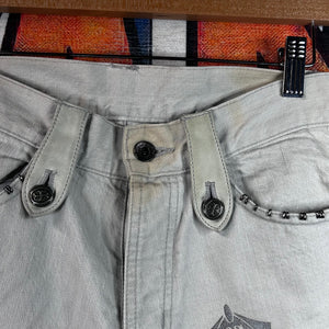 5351 Japan White Bootcut Denim Y2K Pants Size 28/30