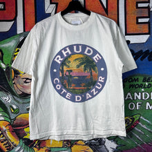 Load image into Gallery viewer, Rhude Lago Cote D’ Azur Tee Vintage White Size S
