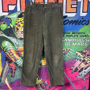 Cdg Homme Green corduroyed Pants Size 34"