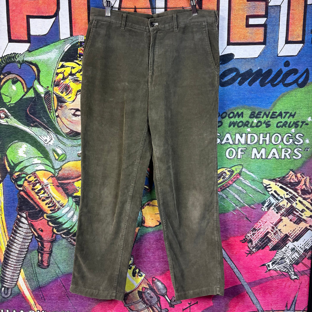 Cdg Homme Green corduroyed Pants Size 34