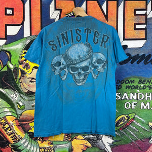 Y2K Sinister Skulls Tee Size Medium