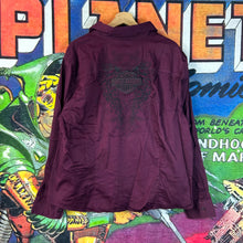 Load image into Gallery viewer, Y2K Harley Davidson Cyber Wings Button Up Shirt Size Women’s XL
