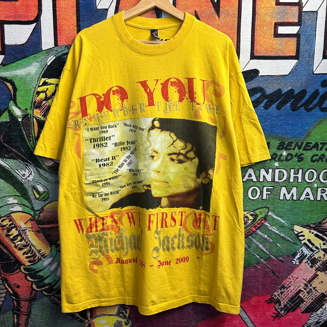 Y2K Michael Jackson R.I.P Tee Size 2XL