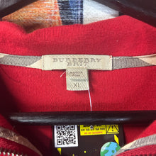 Load image into Gallery viewer, Burberry Brit Quarter Zip Red Size XL
