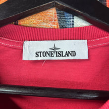 Load image into Gallery viewer, Stone Island Compass Patch Red T-Shirt Size Medium
