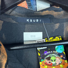 Load image into Gallery viewer, Ksubi Black and Orange Button Up Shirt Size XL
