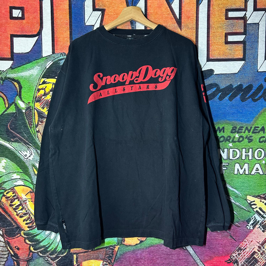 Y2K Snoop Dogg All Stars Long Sleeve Tee Size Large