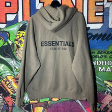 Load image into Gallery viewer, Fear Of God Essentials Moss Hoodie Size Medium
