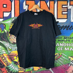 Y2K Monterrey Flames Tee Size Large