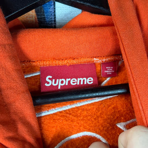 Supreme Satin Appliqué Hoodie Size XL