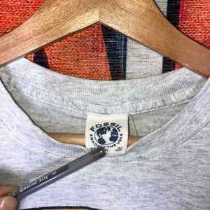 Vintage 90s Fossil Brand Logo Tee Size XL