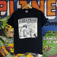 Load image into Gallery viewer, Y2K Subhumans Rats Punk Shirt Size Small
