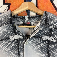 Load image into Gallery viewer, Y2K Southpole Button Up Rayon Shirt Size Large
