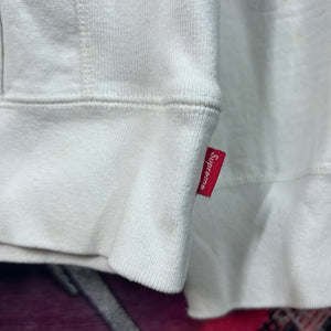 Supreme FW15 Tonal S Logo White Hoodie Size L