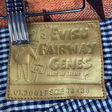 Load image into Gallery viewer, Evisu Fairway Genes Pants Size 32”
