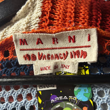 Load image into Gallery viewer, Marni No Vacancy Inn Crochet Striped Cardigan Size XL
