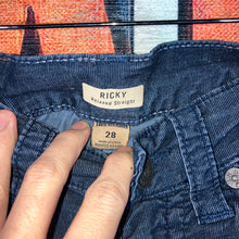 Load image into Gallery viewer, True Religion Ricky Relaxed Straight Fit Corduroy Pant Size 28”
