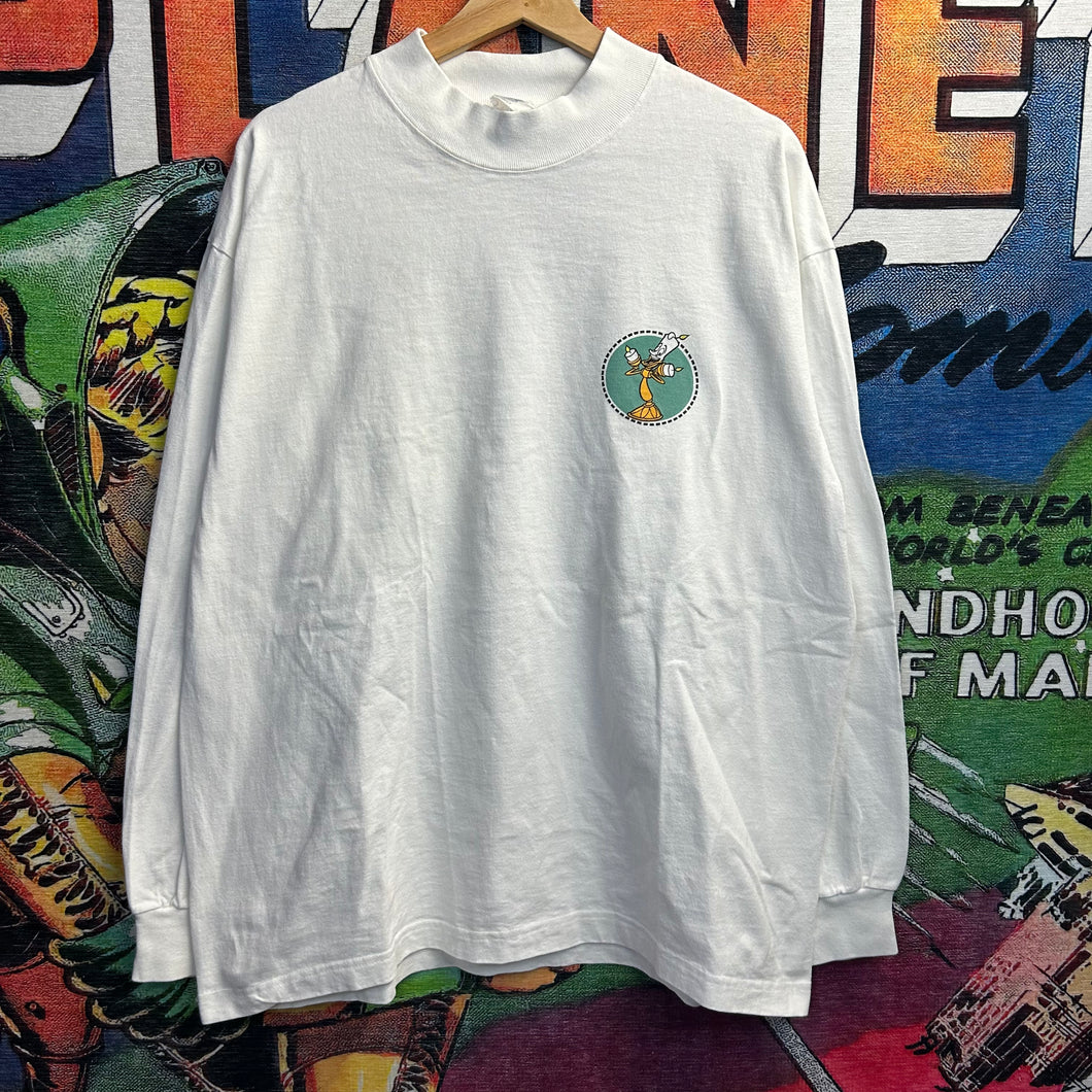 Vintage 90’s Beauty and The Beast Long Sleeve Tee Size XL