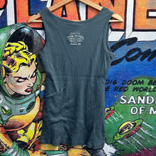 Load image into Gallery viewer, Y2K Harley Davidson Embroidered Navy Tank Top Size Medium
