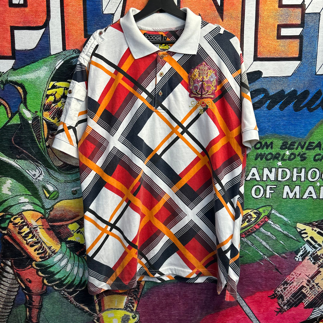 Y2K Coogi Collared Tee Size XL