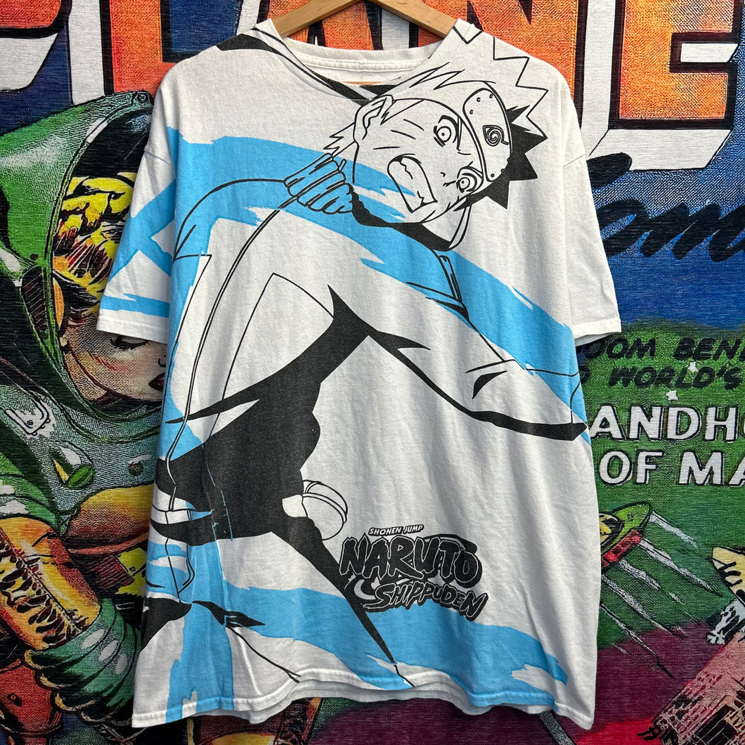 Naruto All Over Print Tee Size XL