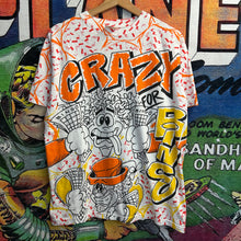 Load image into Gallery viewer, Vintage 90’s Crazy Bingo All Over Print Tee Size Large
