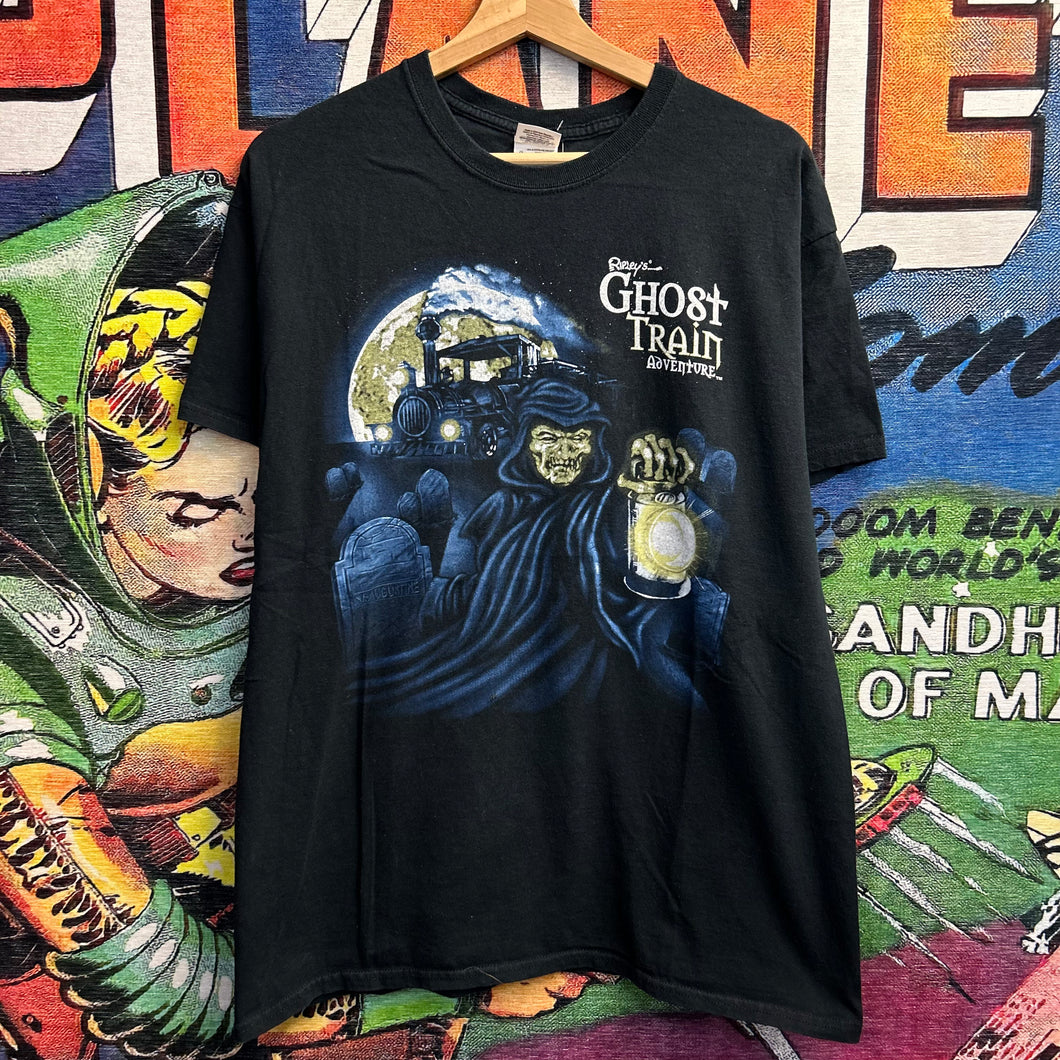 Ripley’s Ghost Train Adventure Tee Size Large