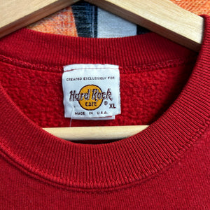 Vintage 90’s Hard Rock Cafe Sweater Size XL